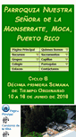 Mobile Screenshot of iglesialamonserrate.org