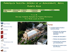 Tablet Screenshot of iglesialamonserrate.org